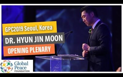 Dr. Hyun Jin Moon delivers the opening plenary at GPC2019.