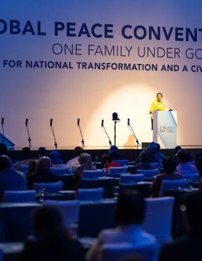 Attendees at the Global Peace Convention in Kuala Lumpur, Malaysia.