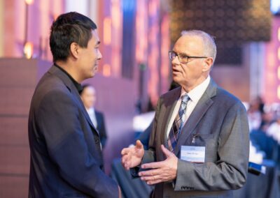 Dr. Tony Devine and Convention Main Plenary attendee