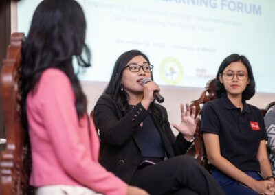 Session 1: The Impact of Volunteerism and Service Learning on Youth Empowerment and Leadership Development; Speaker: Dr. Via Roderos, Chief Operating Officer, Alaga Health