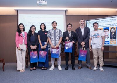 Group Photo of speakers and moderators for Session 1: The Impact of Volunteerism and Service Learning on Youth Empowerment and Leadership Development